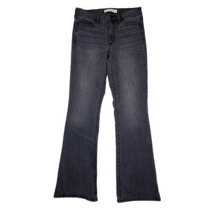Vintage‎ American  Bootcut Jeans Womens 4 Black Retro Streetwear Western Cowgirl